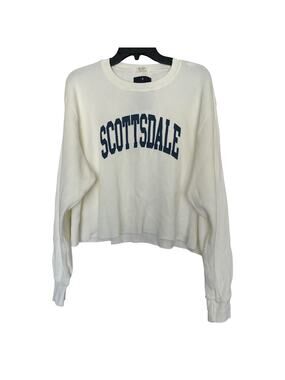 Brandy Melville John Galt Scottsdale Waffle Thermal Crop Top NWT One Size